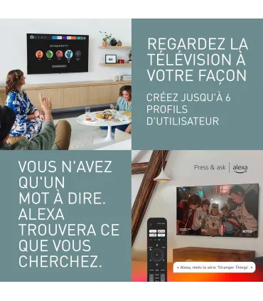 Panasonic TV50W80AEZ 50" 4K UHD LED – Smart TV, HDR, Wi‑Fi | Prix, Avis & Achat en Ligne