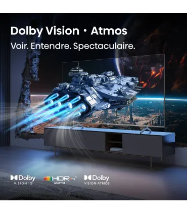 Hisense 85E7Q 85" QLED 4K UHD – TV Smart, Dolby Vision & Atmos, HDR10+, Gaming 120Hz | Prix et Avis