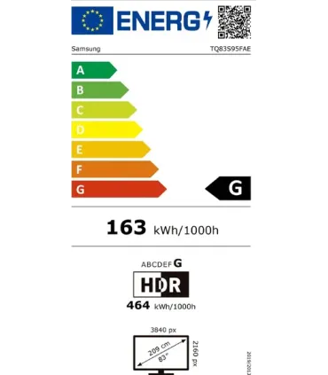 Découvrez le Samsung TQ83S95FAEXXC 83" 4K UHD OLED pour une expérience visuelle ultime