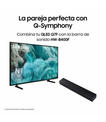 Samsung TQ50Q7F 50" QLED 4K UHD – TV Smart, HDR10+, 120 Hz, Alexa/Google – Prix & Avis en Ligne