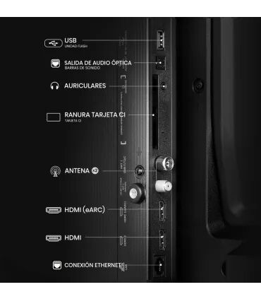 Hisense 32A4Q 32" HD LED – TV Compacte, Dolby Audio, Smart TV VIDAA | Prix, Avis & Achat en Ligne