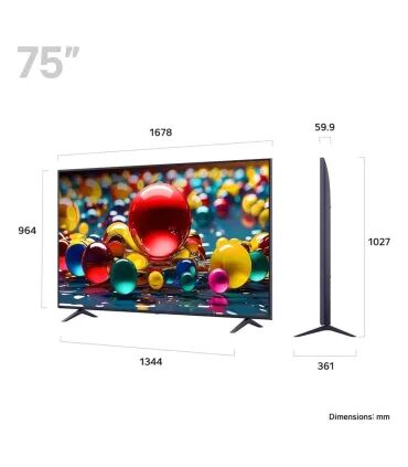 LG 75UA74006LB 75" 4K UHD LED – Smart TV | HDR, ThinQ AI, Wi‑Fi | Meilleur prix & Livraison rapide