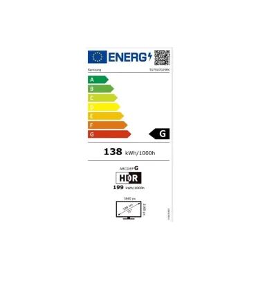 Samsung TU75U7025F 75" 4K Crystal UHD LED – TV Smart HDR, Grand Écran, Meilleur Prix