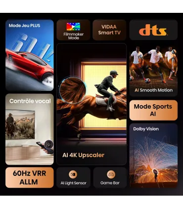 Hisense 43A6Q 43" 4K UHD LED – Smart TV HDR, Dolby Vision, Wi‑Fi | Prix, Avis & Achat en Ligne