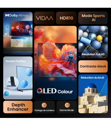 Hisense 40A5Q 40" – TV QLED Full HD | Couleurs vives, HDR, Smart TV | Meilleur prix et livraison rapide