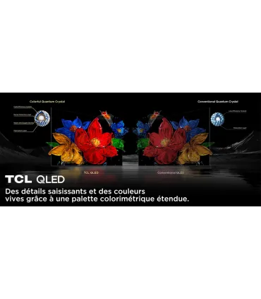 TCL 85P8K 85" QLED 4K UHD – Smart TV HDR10+, Dolby Vision, Google TV | Meilleur prix, livraison rapide