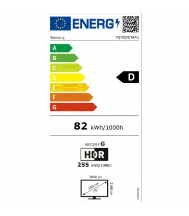 Samsung TQ75QN70F 75" Neo QLED 4K UHD – TV 2024 | HDR, Smart TV, Gaming | Prix et Avis