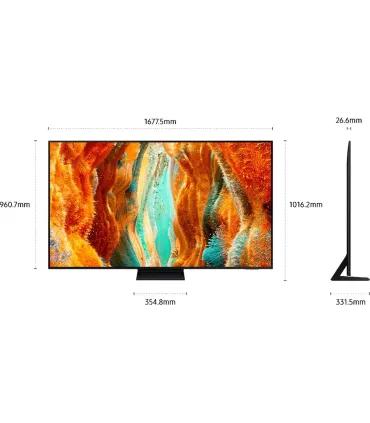 Samsung TQ75QN70F 75" Neo QLED 4K UHD – TV 2024 | HDR, Smart TV, Gaming | Prix et Avis