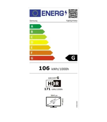 Samsung TQ65Q7FA 65" QLED 4K UHD – TV Smart, HDR, HDMI, Gaming | Prix et Promo