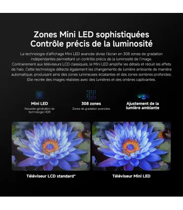 Xiaomi S 2025 65" 4K UHD QD‑Mini LED – TV 65 pouces, HDR, 120 Hz, Dolby Vision | Prix, Avis & Achat en ligne