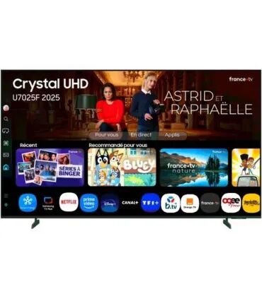 Samsung TU55U7025F 55" 4K Crystal UHD LED – TV Smart, HDR10+, PurColor | Prix, Avis & Livraison rapide