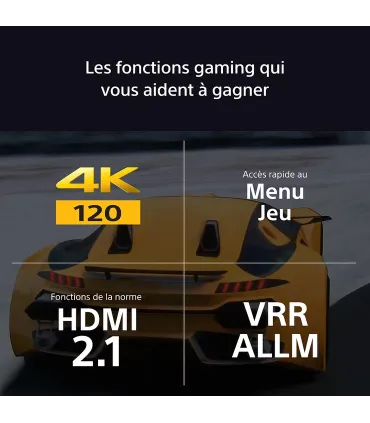 Sony Bravia 7 K65XR70AEP 65" | TV 4K UHD QLED | HDR, Google TV, HDMI 2.1 | Prix et Avis