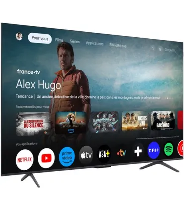 TCL 55P89K 55" QLED 4K UHD – Smart TV HDR, Dolby Vision/Atmos, Google TV | Prix, Avis & Livraison rapide