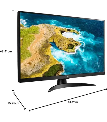 LG 27TQ615S-PZ 27" Full HD LED – Smart TV/Moniteur, Tuner DVB-T2/C/S2, WebOS, HDMI/USB | Prix, Avis & Achat en Ligne