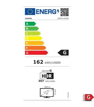 TV intelligente Xiaomi ELA5730EU 4K Ultra HD QLED 85"