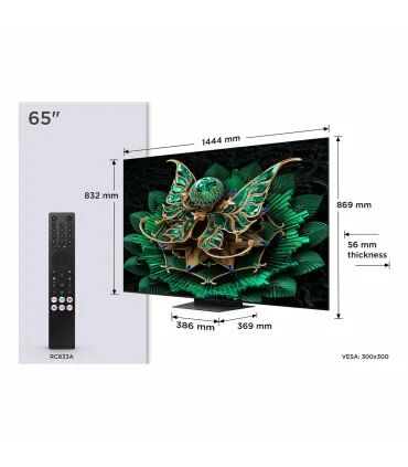 TCL 65C7K 65" 4K UHD QD MiniLED – TV 65 pouces, HDR, 144 Hz, Google TV | Meilleur prix et avis