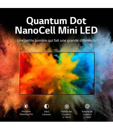 LG QNED916QE 86" – TV 4K UHD QNED Mini‑LED | HDR, 120 Hz, AI 4K | Meilleur prix et avis