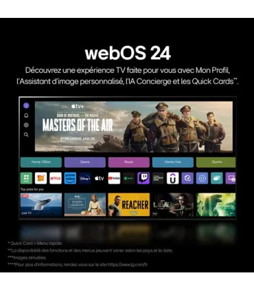 LG 86QNED91 86" 4K UHD QNED – TV Mini‑LED, 120 Hz, HDR, Dolby Vision/Atmos | Meilleur prix, livraison rapide