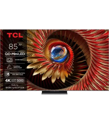 TCL 85C8K 85" 4K UHD QD MiniLED – TV Mini‑LED 4K HDR, 144Hz, Google TV | Prix, Avis & Achat en Ligne