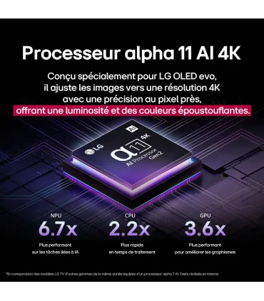 LG 77G54LW 77" OLED 4K UHD – Téléviseur OLED 77 pouces | HDR, Dolby Vision, Smart TV | Prix et Achat en Ligne