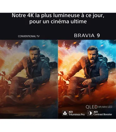 Sony Bravia K65XR90PAEP 65" 4K UHD QLED – Téléviseur Smart TV, HDR, 120Hz | Prix, Avis & Achat en ligne