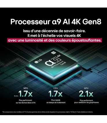 LG 83C54LA 83" OLED 4K UHD – TV OLED 120Hz, Dolby Vision, webOS | Meilleur prix et livraison rapide