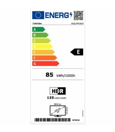 Toshiba 65QV3F63DG 65" 4K UHD QLED – TV Smart, HDR, Dolby Vision/Atmos | Meilleur Prix et Avis