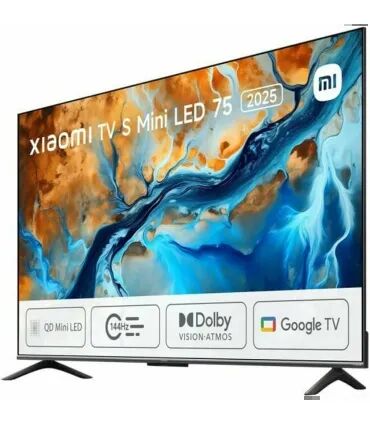 Xiaomi TV S 2025 75" – 4K UHD QD MiniLED, 144Hz, Dolby Vision/Atmos | Meilleur Prix & Livraison Rapide