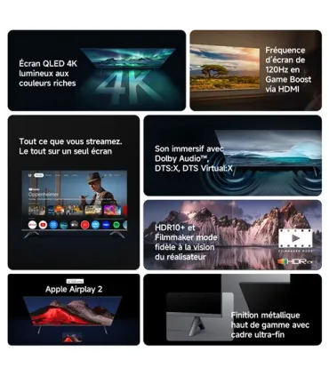 Xiaomi A PRO 2026 55" – TV 4K UHD QLED | HDR10+, Android TV, Dolby Vision/Atmos | Meilleur Prix et Livraison Rapide