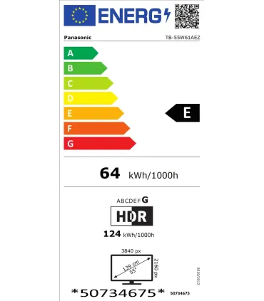Panasonic TB55W61AEZ 55" 4K UHD LED – Smart TV 4K HDR, Wi‑Fi, HDMI | Prix et Avis