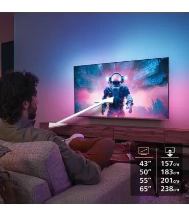 Philips Ambilight 55PUS9010 55" 4K UHD QLED – HDR, Smart TV, Dolby Vision | Prix, Avis & Achat en Ligne