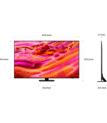 Samsung TQ75QN90F 75" Neo QLED 4K UHD – TV Mini LED, HDR, 144 Hz, Gaming & Smart TV | Prix, Avis & Livraison Rapide