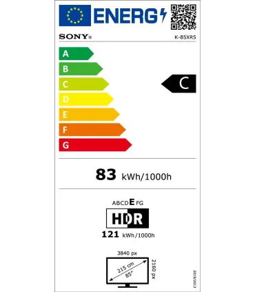 Sony Bravia 5 K85XR55BP 85" – TV 4K UHD Mini LED | HDR, Google TV, Son Immersif | Meilleur Prix et Livraison Rapide