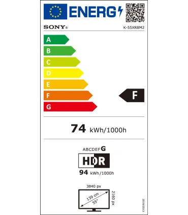 Sony Bravia 8II K55XR8M25BP 55" QD‑OLED 4K UHD | TV HDR, Google TV, Dolby Vision/Atmos | Prix et Avis