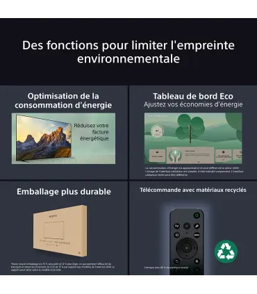 Sony Bravia 3 K85S35BP 85" 4K UHD LED — Smart TV HDR, Google TV, Dolby Vision/Atmos | Prix & Avis | Livraison Rapide