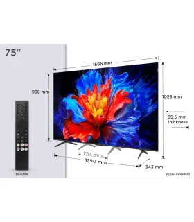 TCL 75P8K 75" 4K UHD QLED