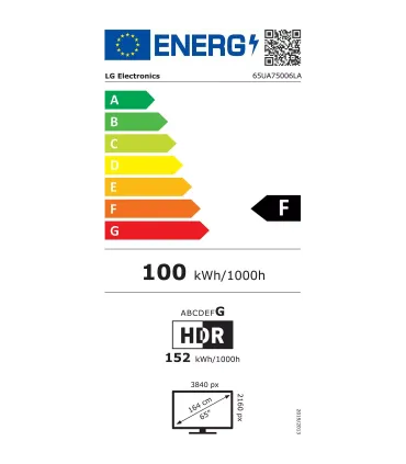 LG 65UA75006LA 65" 4K UHD LED – Smart TV, HDR, Wi‑Fi | Prix & Avis | Livraison Rapide