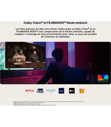 LG 75QNED87A6B 75" 4K UHD QNED – TV Mini LED, 120 Hz, Dolby Vision/Atmos, Smart TV webOS | Promo et Livraison Rapide