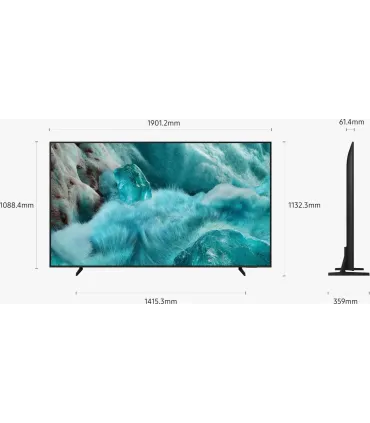Samsung TQ85Q7F 85" QLED 4K UHD – TV 85 pouces, HDR, Smart TV | Prix et Avis