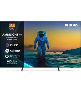 Philips Ambilight 77OLED820 77" OLED 4K UHD – TV Ultra-Fin, Ambilight 3 côtés, Dolby Vision/Atmos | Prix & Avis