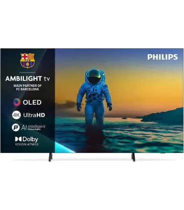 Philips Ambilight 77OLED820 77" OLED 4K UHD – TV Ultra-Fin, Ambilight 3 côtés, Dolby Vision/Atmos | Prix & Avis