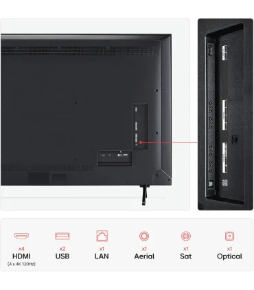 LG 75QNED92A6A 75" QNED 4K UHD – Mini LED, Dolby Vision/Atmos, 120 Hz, HDMI 2.1 | Prix, Avis & Achat en Ligne