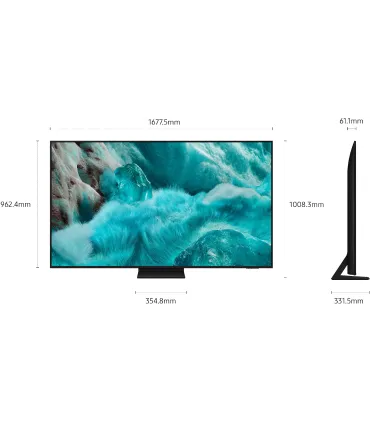 Samsung TQ75Q7F5 75" QLED 4K UHD – TV Smart, HDR10+, 100% Color Volume | Prix et Avis