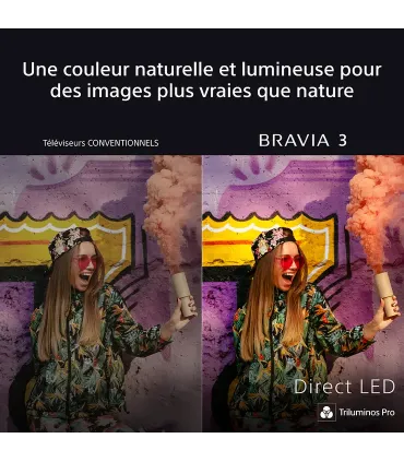 Sony Bravia 3 K43S35B 43" 4K UHD LED – Smart TV, HDR, Dolby Audio | Prix, Avis & Achat en Ligne