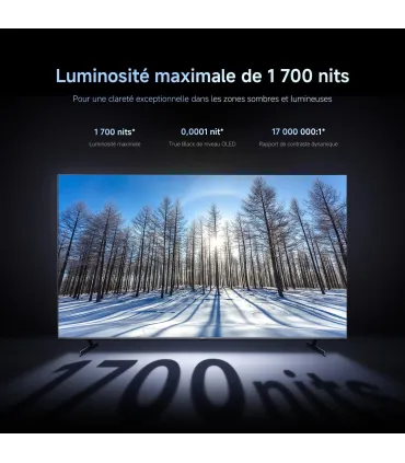 Xiaomi S Pro 2026 65" 4K UHD QLED – Smart TV QLED 65 pouces, 120 Hz, Dolby Vision/Atmos | Prix, Avis & Achat en Ligne