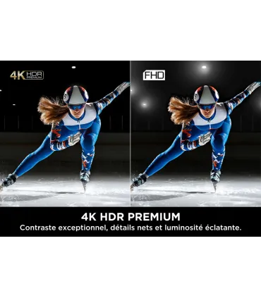 TCL 50P7K 50" QLED 4K UHD – TV Smart Google, HDR10+, Dolby Audio | Meilleur prix et livraison rapide