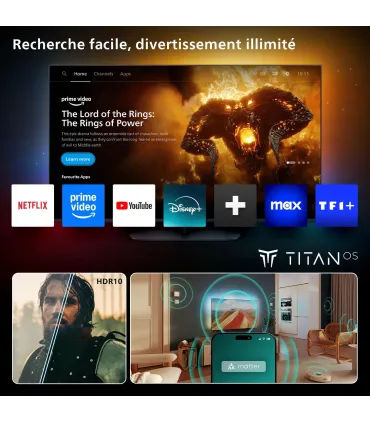 Philips Ambilight 32PFS6900 32" – TV LED Full HD | Ambilight, Smart TV, HDMI/USB | Prix et Avis