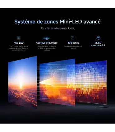 Xiaomi S Pro 2026 55" 4K UHD QLED – Smart TV QLED 55 pouces, 120 Hz, Dolby Vision/Atmos | Prix, Avis & Achat en Ligne