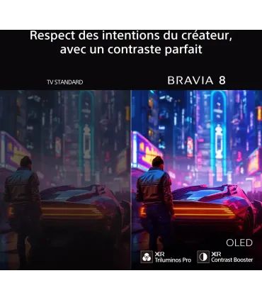 Sony Bravia 8A K77XR8A 77" OLED 4K UHD – TV HDR, Google TV, Dolby Vision/Atmos | Prix et Avis