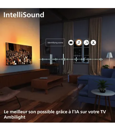 Philips Ambilight 77OLED770 77" OLED 4K UHD – TV Ambilight 3 côtés, Dolby Vision/Atmos, Smart TV – Prix, Avis & Achat en ligne